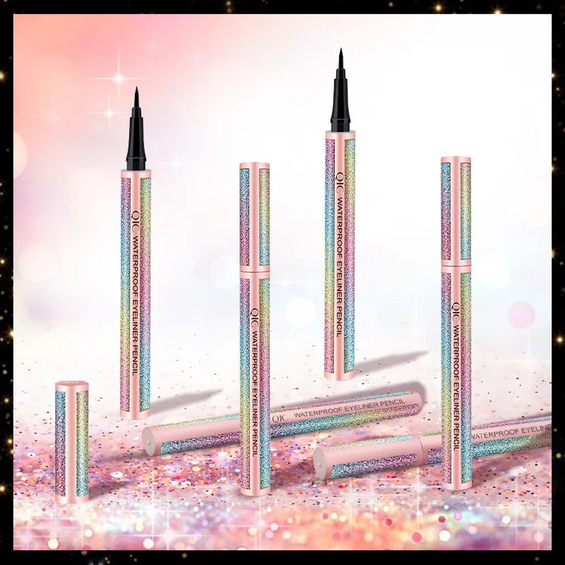 Starry Sky Black Liquid Eyeliner Pen Waterproof Quick Drying Eye Liner Pencil Women Beauty Cosmetics Eye Makeup Products