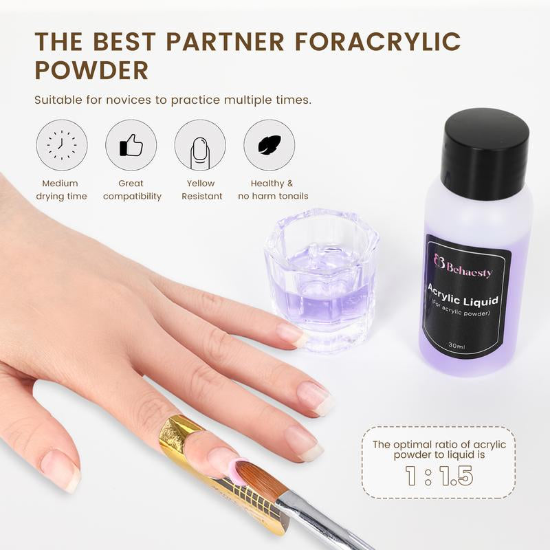 Professional Beginner Nail Kit Acrylic Set with Everything.