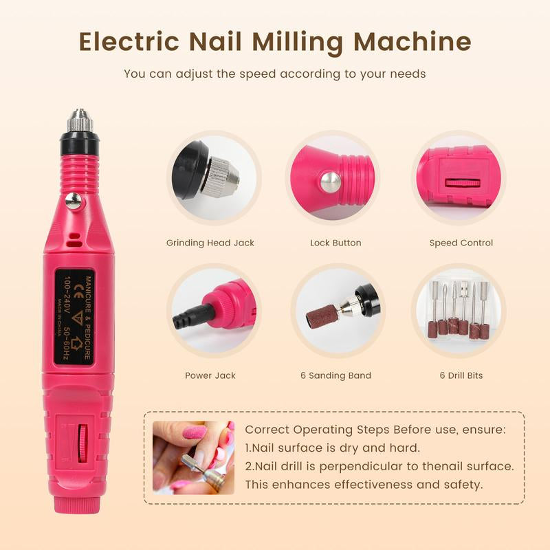 Professional Beginner Nail Kit Acrylic Set with Everything.