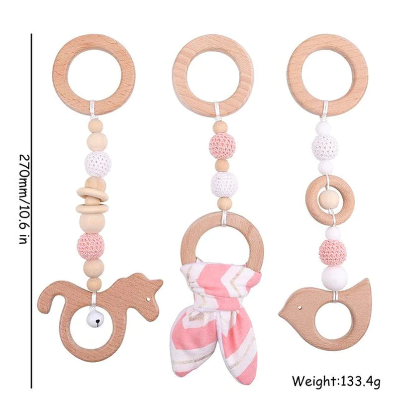  Gym Frame Baby Activity Wooden Fitness Frames Play Gym.