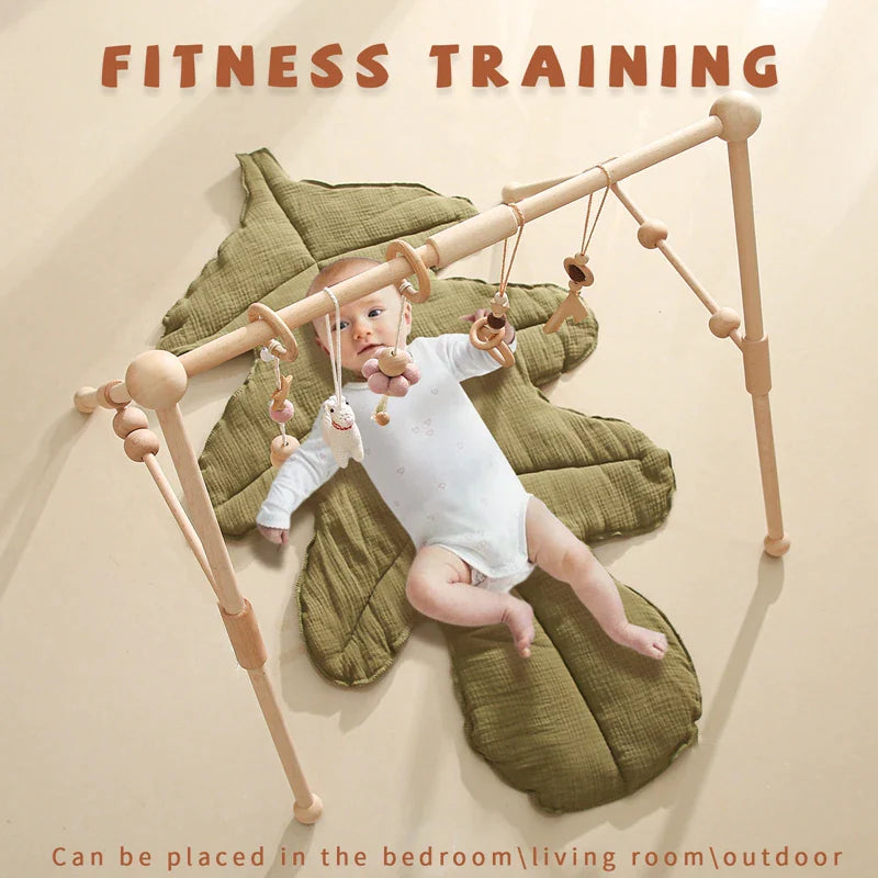  Gym Frame Baby Activity Wooden Fitness Frames Play Gym.