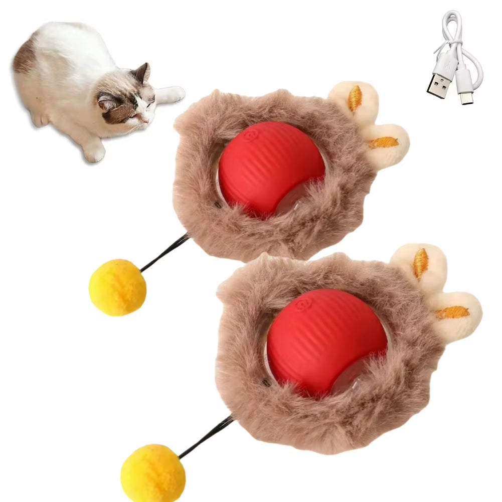 Cat Interactive Ball Toys Automatic Rolling Ball.