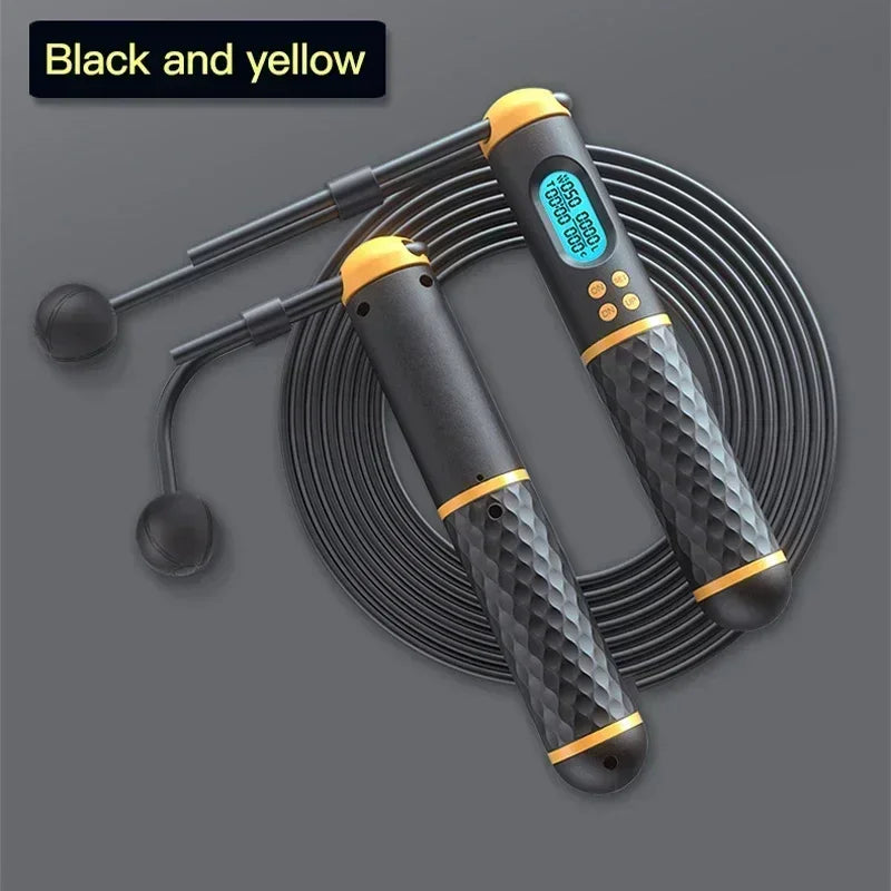 2 in 1 Multifunctional Skipping Rope with Digital Counter Speed.
