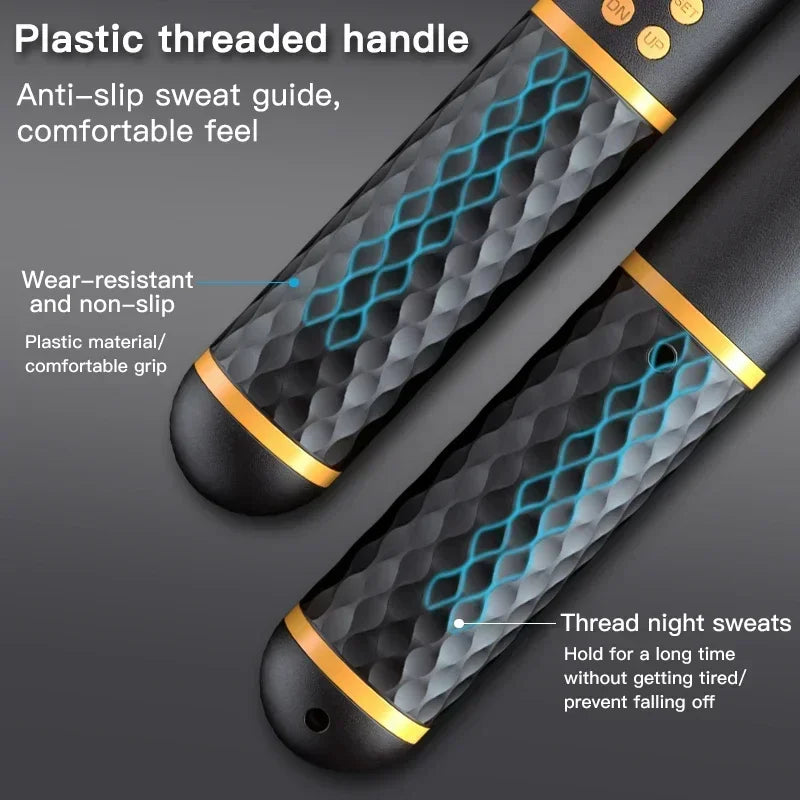 2 in 1 Multifunctional Skipping Rope with Digital Counter Speed.