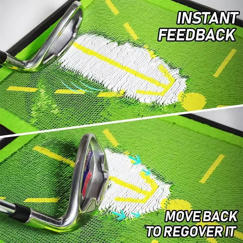 Golf Strike Mat Bead Display.