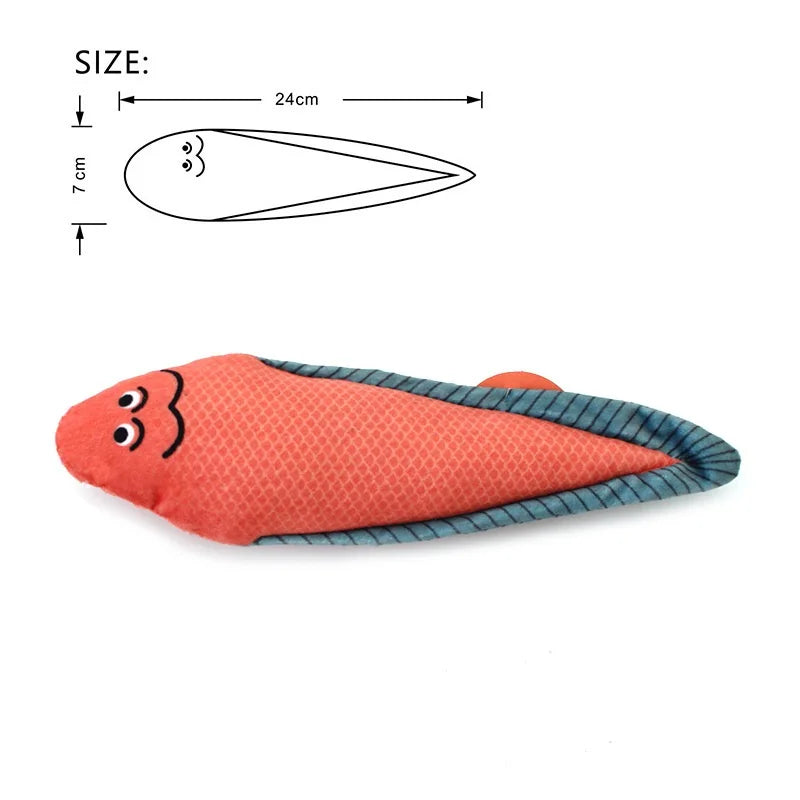 Cat Toy Catnip 3D Simulation Fish Goldfish Kitten Toys.