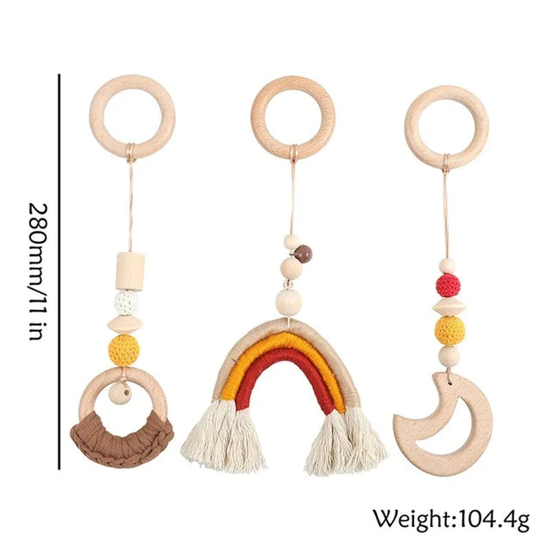  Gym Frame Baby Activity Wooden Fitness Frames Play Gym.