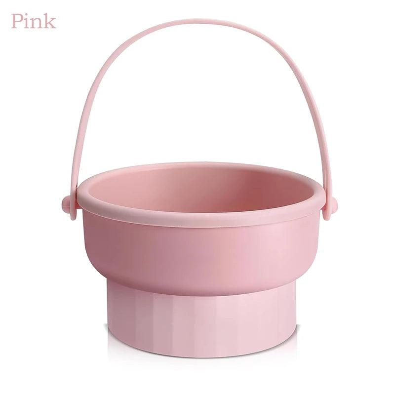 Makeup Brush Cleaner Mat 3 in 1 Silicone Washing Bowl.