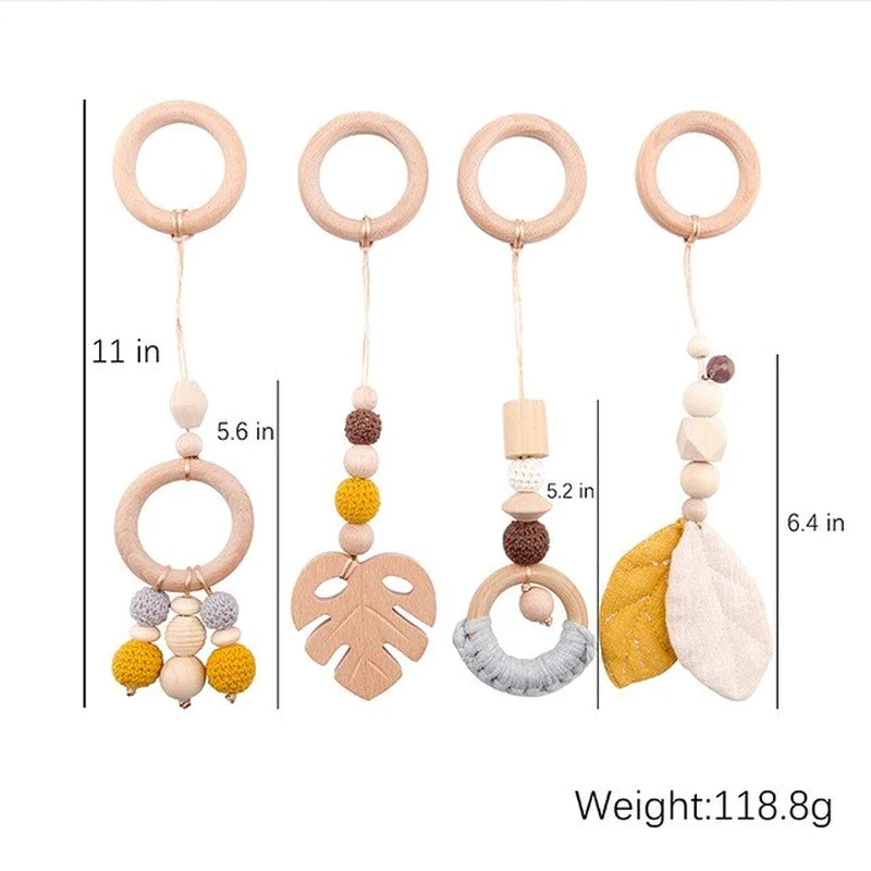  Gym Frame Baby Activity Wooden Fitness Frames Play Gym.