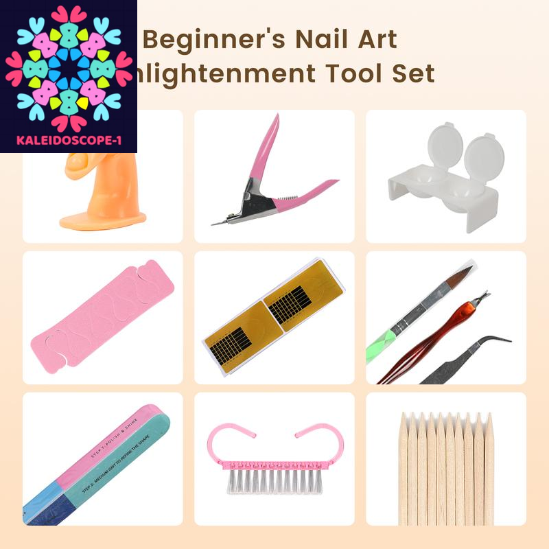 Professional Beginner Nail Kit Acrylic Set with Everything.