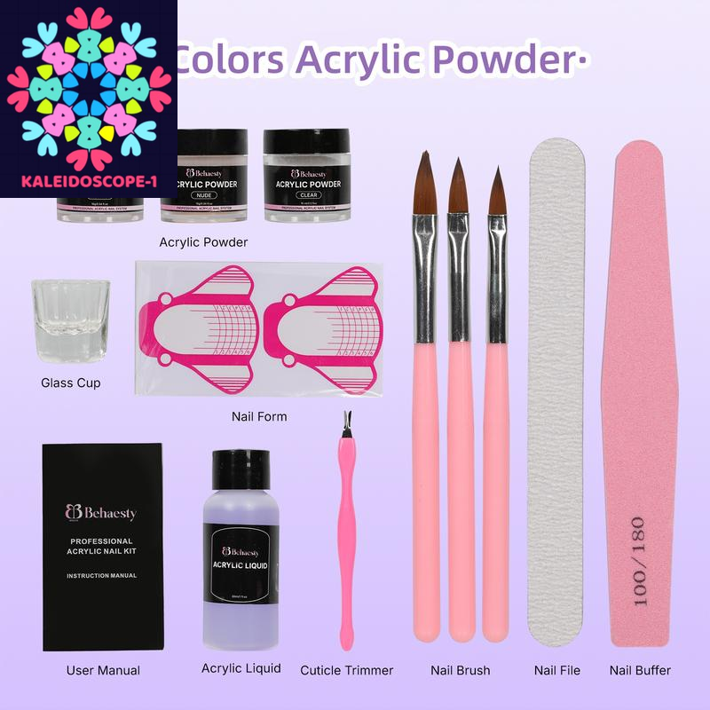 Professional Beginner Nail Kit Acrylic Set with Everything.