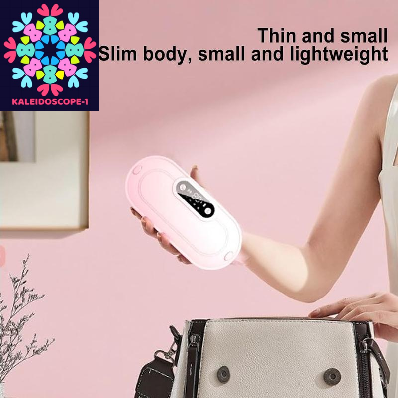 Portable Heating Pad, Heating Pads Automatic Shut off Belly Wrap Adjustable Belt Menstrual Cramps Relief Pad Comfort Daily Pink